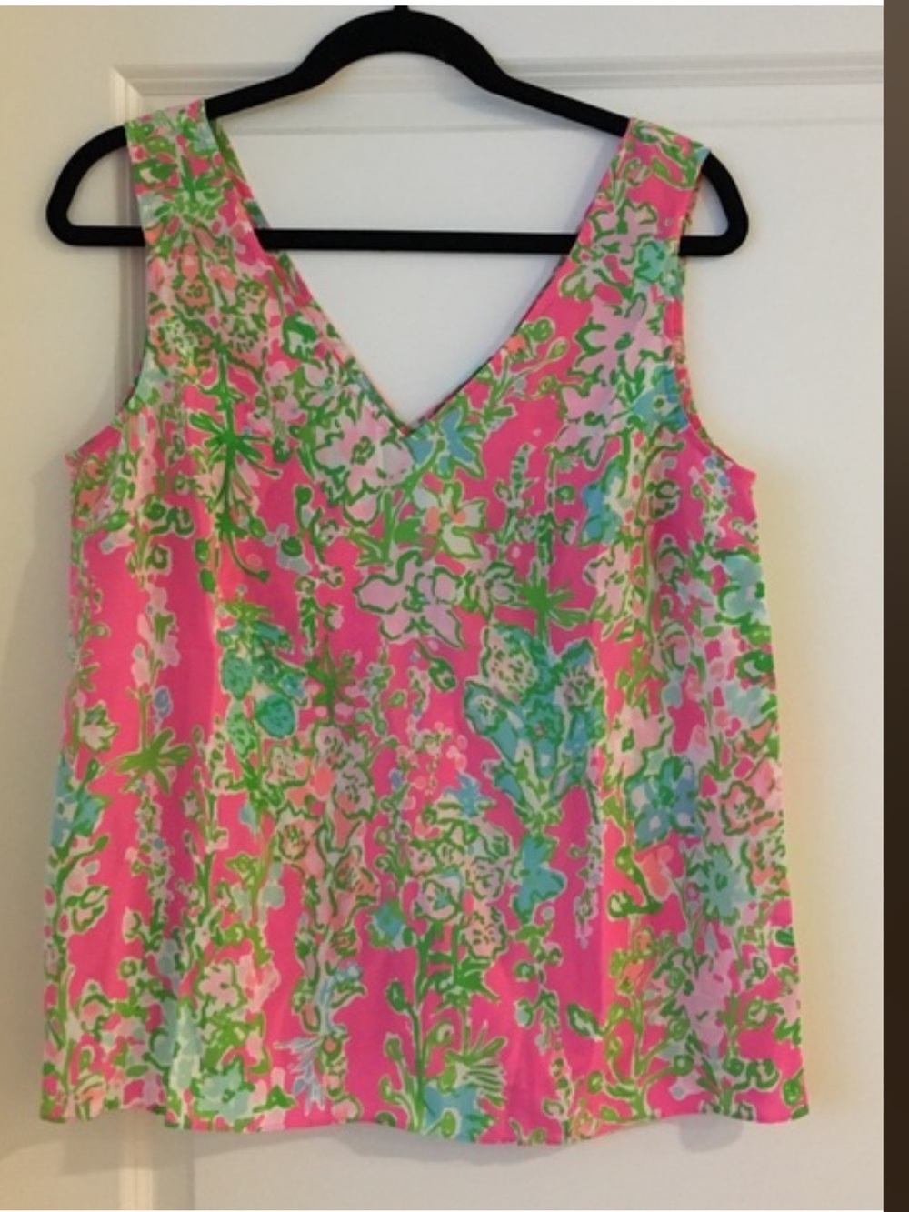 Lilly Pulitzer Southern Charm silk tank XS